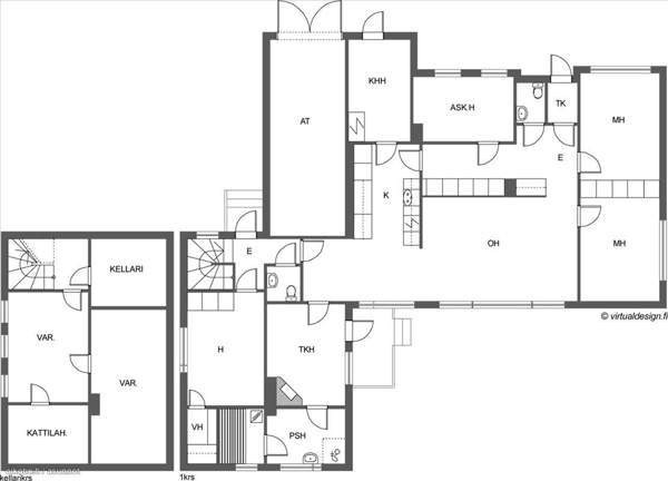 4h + k + s +  lisäksi khh, var, kellari, ask.h ja  Глебычево - изображение 1