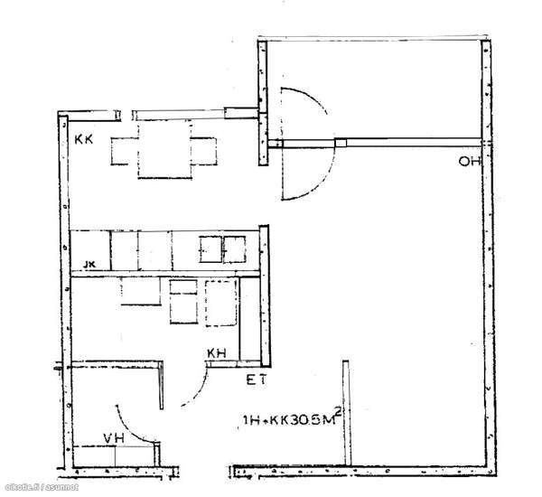 1h + kk + wc/ph  Seinaejoki - photo 2