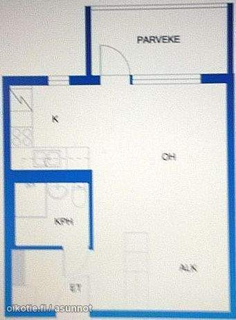 1h + kk + alkovi + p  Vantaa - photo 2