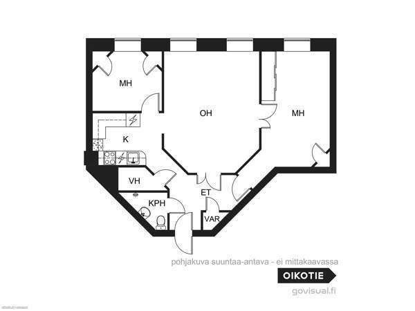 3h+k+kph+eteinen  Helsinki – foto 1