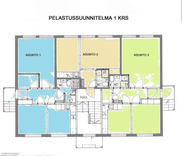3xkaksio, 1xkolmio, 1xyksiö  Rauma - valokuva 7