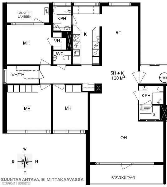 4-5h + k + vh + 2 kph + s + 2 wc + 2 las. p + at  Kuopio - valokuva 2