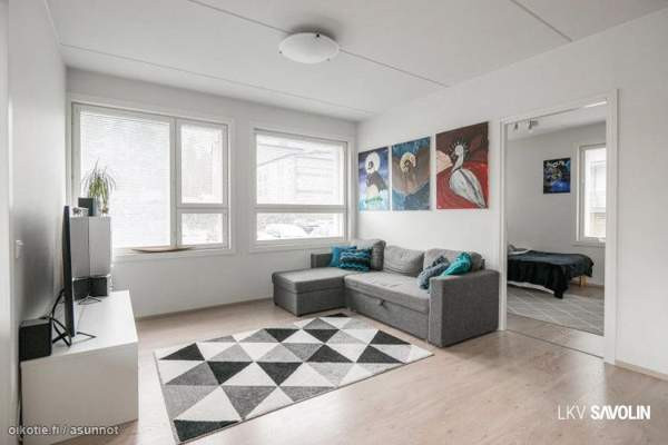 4h + k + s + p +erillinen wc johon mahtuu pesutorn  Jyväskylä - valokuva 3