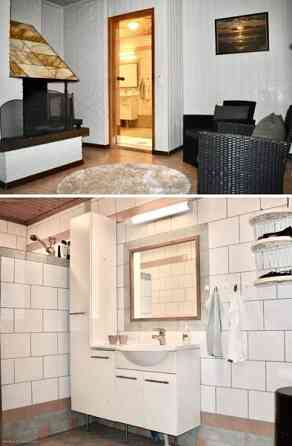 3mh+olohuone+avokeittiö+takkahuone+sauna+kph+wc+au  Kaskinen