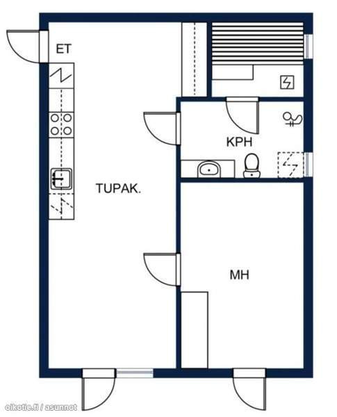 2h + avokeittiö + kph + s + 2*rp + autopaikka  Espoo - valokuva 7
