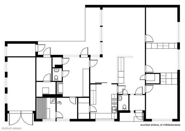 3 mh, oh, keittiö+ruokailutila, takkah, ph, sauna,  Ruokolahti - изображение 2