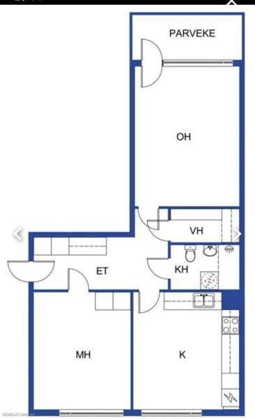 2h + k + kph + vaatehuone  Rovaniemi - valokuva 2