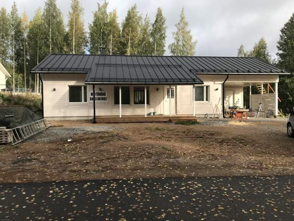 3mh+oloh+k+khh+kph+s+2wc+lämm.varasto 12m2+autokat  Uurainen - изображение 1