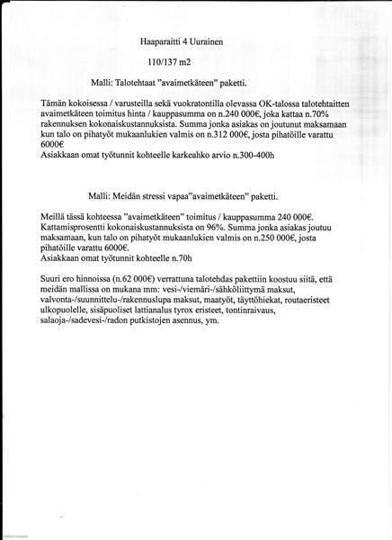 3mh+oloh+k+khh+kph+s+2wc+lämm.varasto 12m2+autokat  Uurainen - photo 2