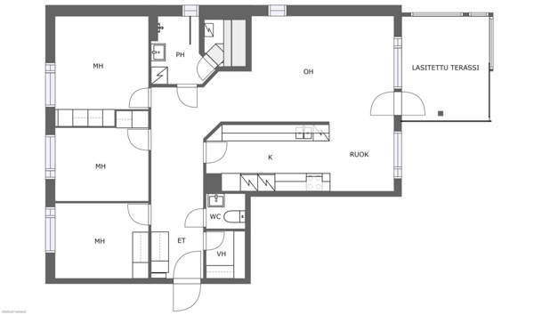 3-4h+k+s+vh+terassi  Турткуль - изображение 2