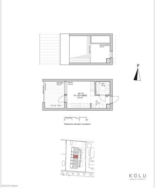 1h + kh+parvi+parveke+varasto  Vantaa - valokuva 5