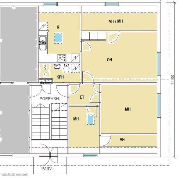 3h+k+kph+2vh  Rauma - valokuva 2