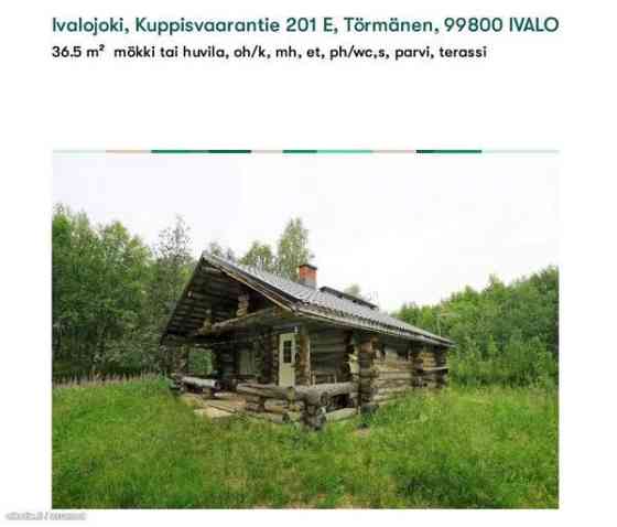 2h + tupak + s + wc + parvi  Ivalo