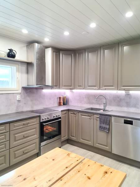 Avokeittiö, olohuone, halli, eteinen, sauna, pesuh  Kannonkoski - photo 4