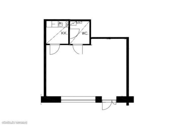 1h + k + wc  Helsinki - valokuva 1
