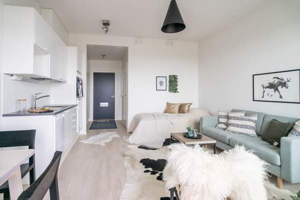 1h + avok + kp + lasitettu parveke  Нурмиярви - изображение 1