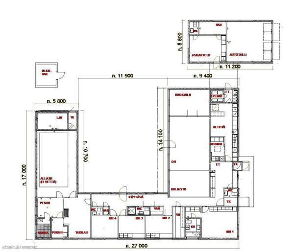 8h + k + s + lämmin kahden auton autotalli  Ulvila – foto 3