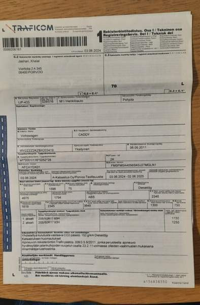 Volkswagen Caddy Maxi Porvoo - valokuva 2