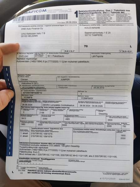 Citroen Jumper Тампере - изображение 1