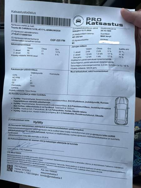 Toyota Carina II Siilinjaervi – foto 4