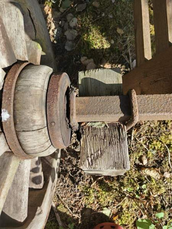 Hevosvetoisen kärryn tms pyörät Mynämäki – foto 3