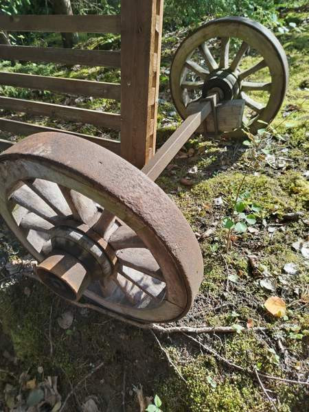 Hevosvetoisen kärryn tms pyörät Mynämäki - photo 1