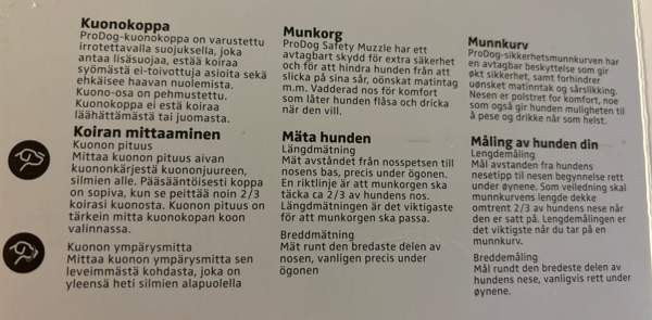 Pro Dog kuonokoppa, koko 5 Tampere - valokuva 7