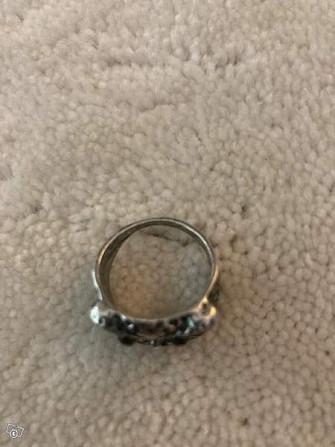 Metallinen pöllösormus, koko n. 17,5 mm Keuruu - изображение 3
