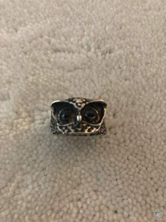 Metallinen pöllösormus, koko n. 17,5 mm Keuruu - изображение 2