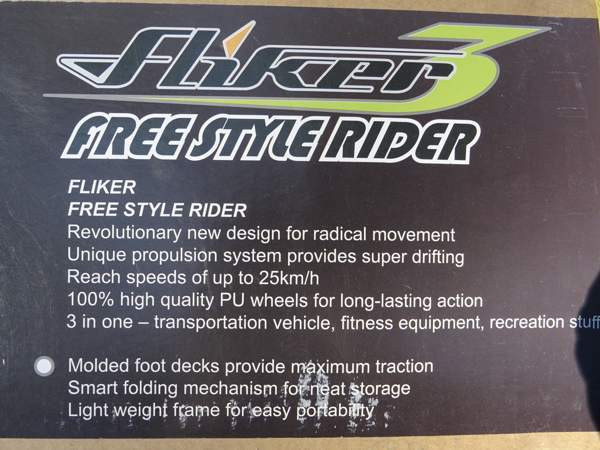 Potkulauta Fliker Scooter - kolmipyörä Helsinki - изображение 3