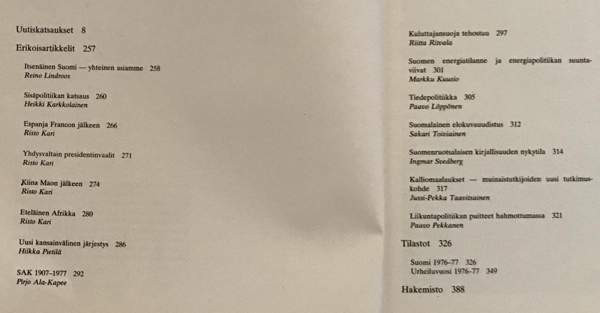 Kirjasarja Vuosifacta 1976-1980 Kuopio - photo 5