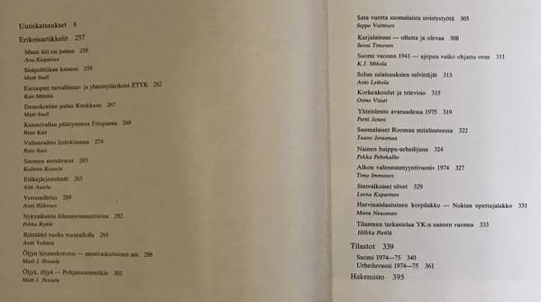 Kirjasarja Vuosifacta 1976-1980 Kuopio - photo 3