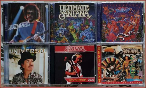 6 kpl Carlos Santana cd:ee levyjä (Osa RARE) Kouvola - photo 1