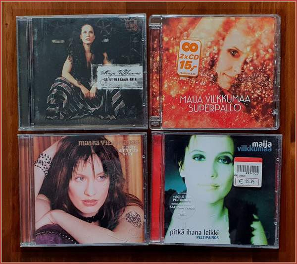 4 kpl MAIJA VILKKUMAA cd levyjä Kouvola - photo 1