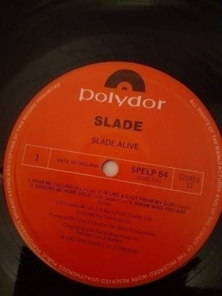 Slade LP 1972 Alive! England SPELP 84 Vantaa – foto 3