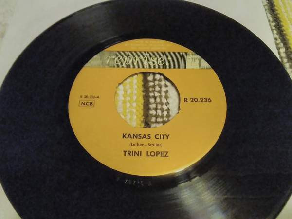 Trini Lopez 7" Kansas City / Lonesome traveler Рованиеми - изображение 1