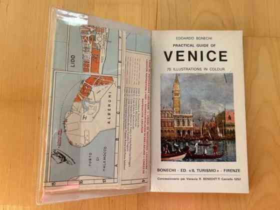 Venice - Venetsia vintage kartta ja opas ( 1976 ) Helsinki