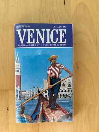 Venice - Venetsia vintage kartta ja opas ( 1976 ) Helsinki