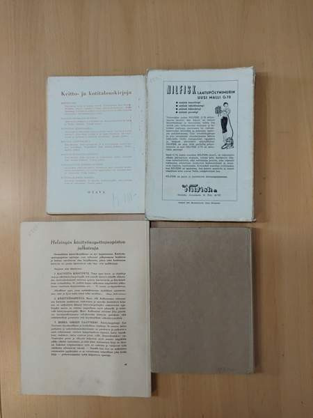 Keitto-, kotitalous-, vaate- ja kodinhoitokirjoja 1946-1959 Пори - изображение 2