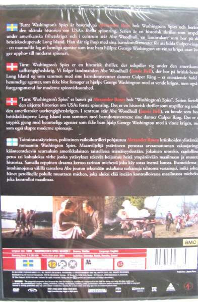 Turn: Washington's Spies DVD kausi 1 *UUSI Tuusula - valokuva 3