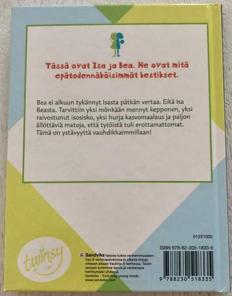 Isa+Bea, nuorten kirja, uusi Эспоо - изображение 2