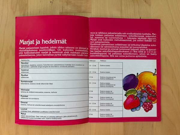 Pakastajan päiväkirja ja pakastus esitteitä Helsinki - valokuva 3