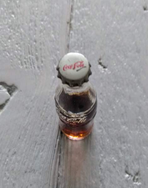Vintage mini-Coca cola pullo Heinola - valokuva 3