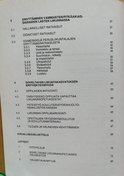 Soveltava liikunnanopetus ( 1989 ) Helsinki - photo 4