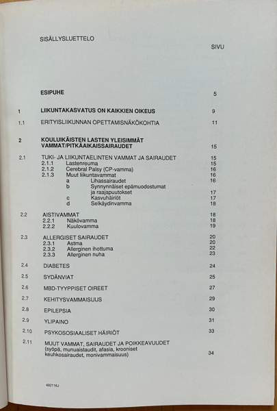 Soveltava liikunnanopetus ( 1989 ) Helsinki - photo 3