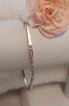 Carela Jewelryn kaunis vanha 925 hopeinen rannekoru Lahti