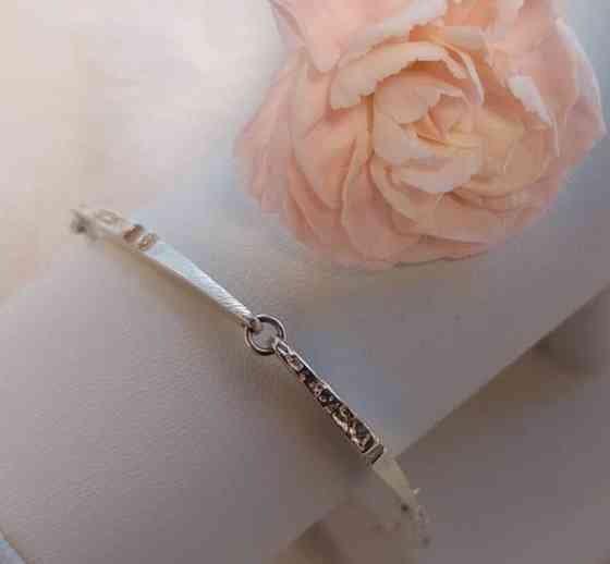 Carela Jewelryn kaunis vanha 925 hopeinen rannekoru Lahti