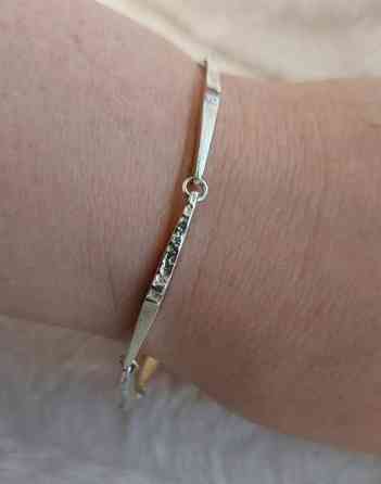Carela Jewelryn kaunis vanha 925 hopeinen rannekoru Lahti
