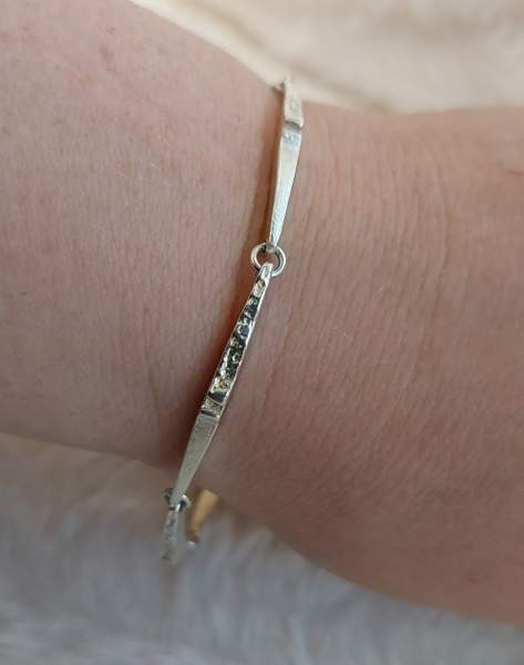 Carela Jewelryn kaunis vanha 925 hopeinen rannekoru Lahti - photo 6