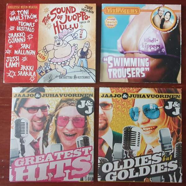 4 kpl Juha Vuorinen, Jaajo & Juoppohullu cd:eitä Kouvola - photo 1